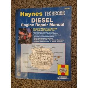 Haynes Techbook Diesel Engine Repair Manual General Motors Ford Trucks Vans Cars